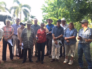 Image showing members of the Animal Health Committee and staff of the Coastal Plains Research Station.