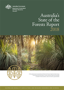 Cover of the Australia's State of the Forests Report 2018