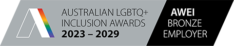 Australian LGBTQ+ Inclusion Awards 2023-2029 - Bronze Employer Banner