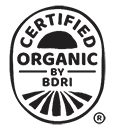 Certified organic by BDRI logo