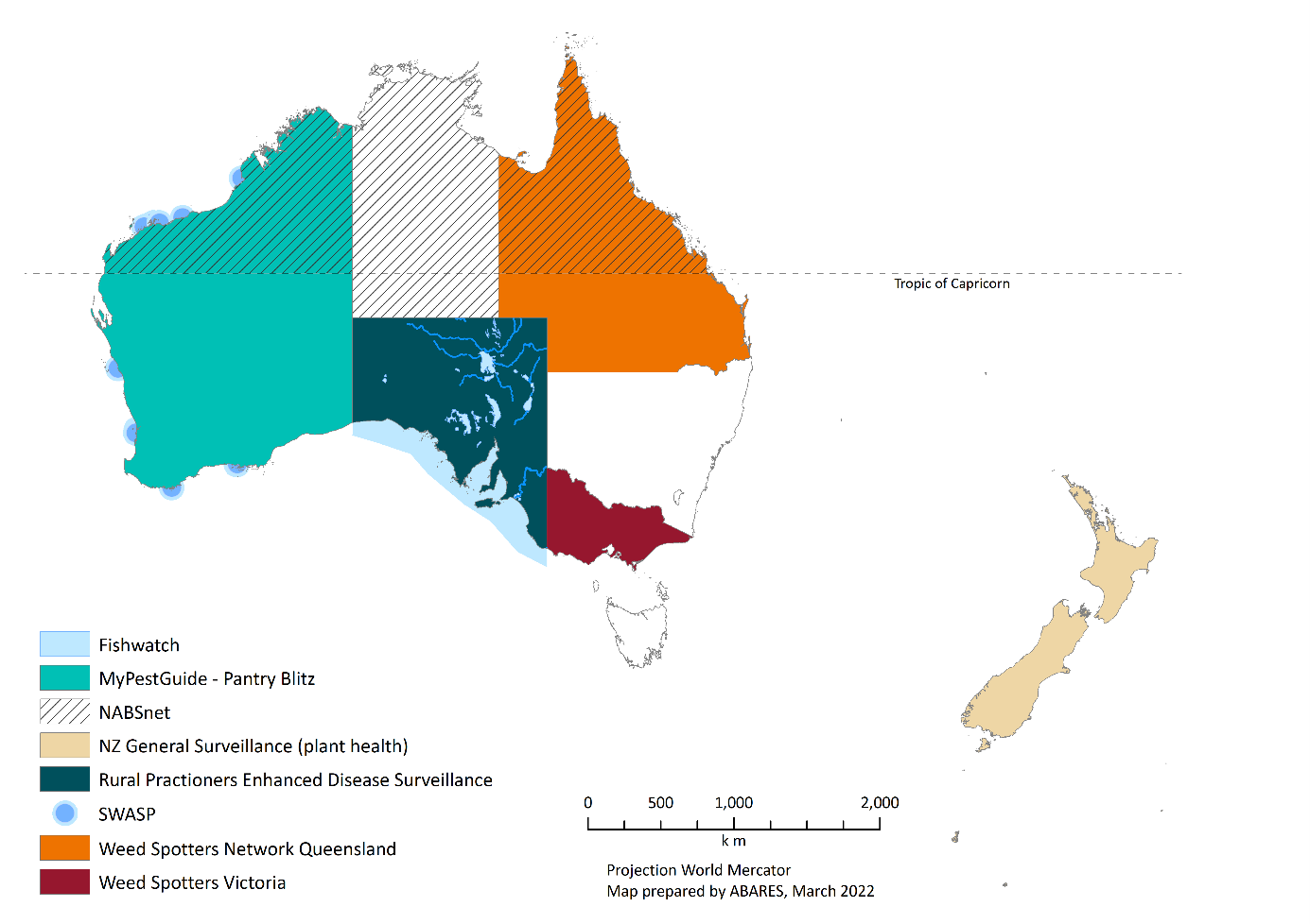 Figure 2: Case study locations