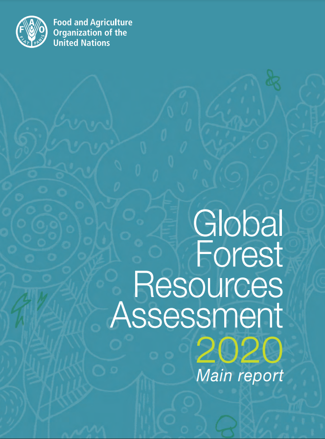 Cover page of Global Forest Resources Assessment 2020