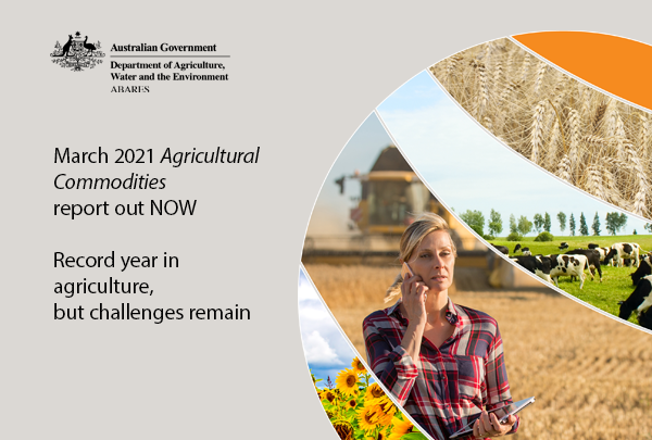 Australian Commodities Report – March 2021 edition released