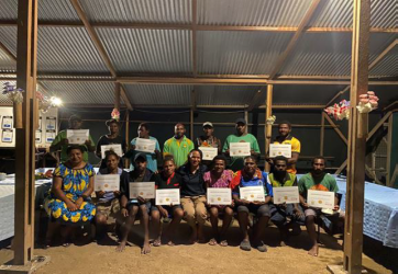 Image of participants in Biosecurity capacity building in PNG