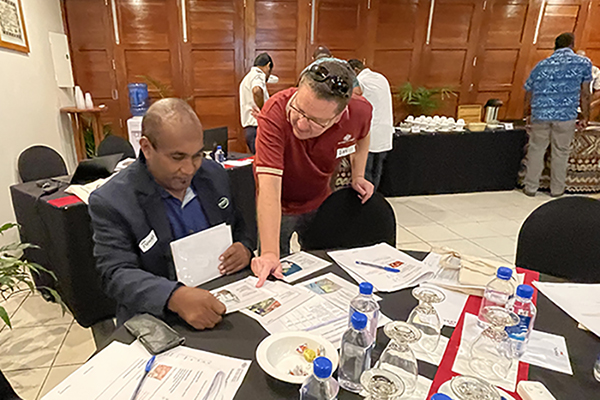 Photo of staff training