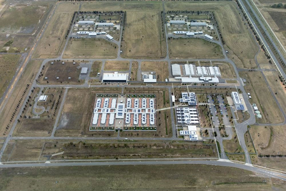 Aerial photo of the Melbourne Post Entry Quarantine site