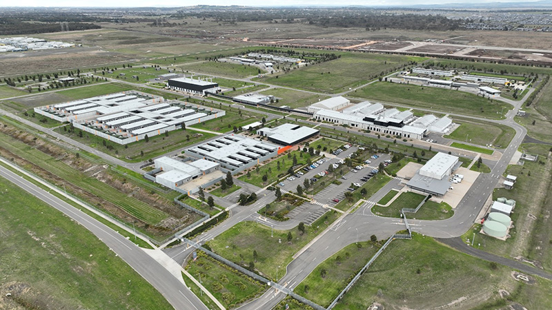 Victorian post quarantine facility from above.