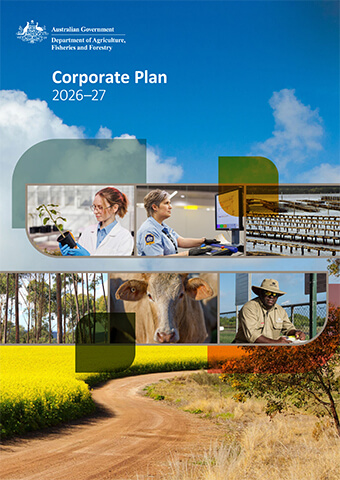 Cover of the 2026-27 corporate plan