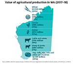 Value of agricultural production in Victoria (2017-18) infographic large version infographic