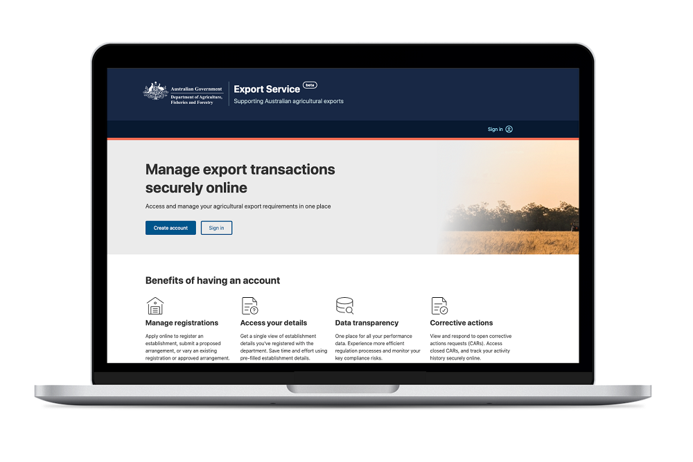 Export service laptop