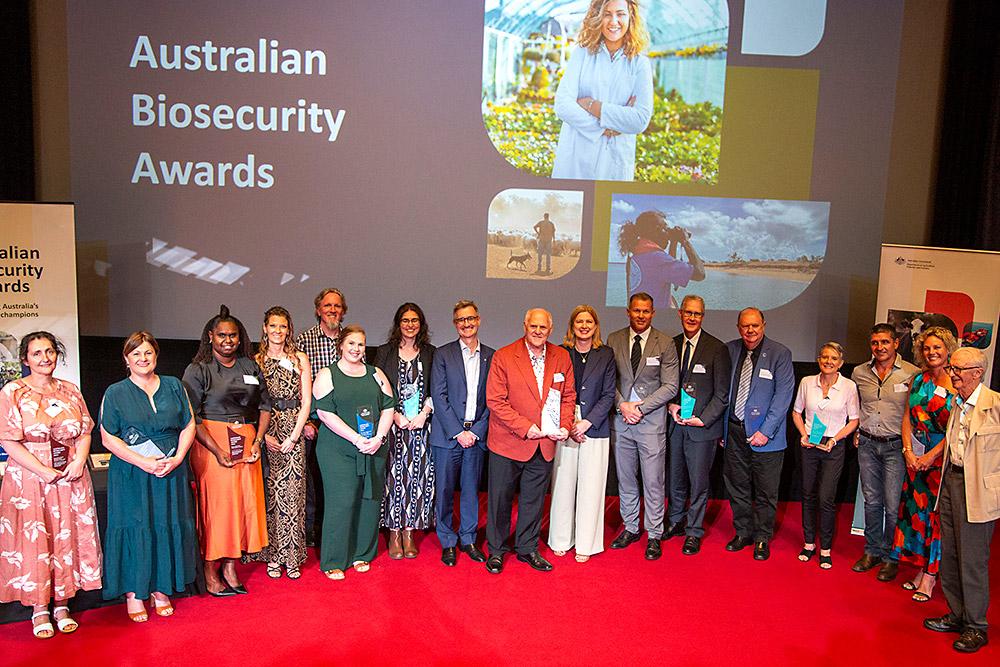 Australian Biosecurity Awards presentation in 2024