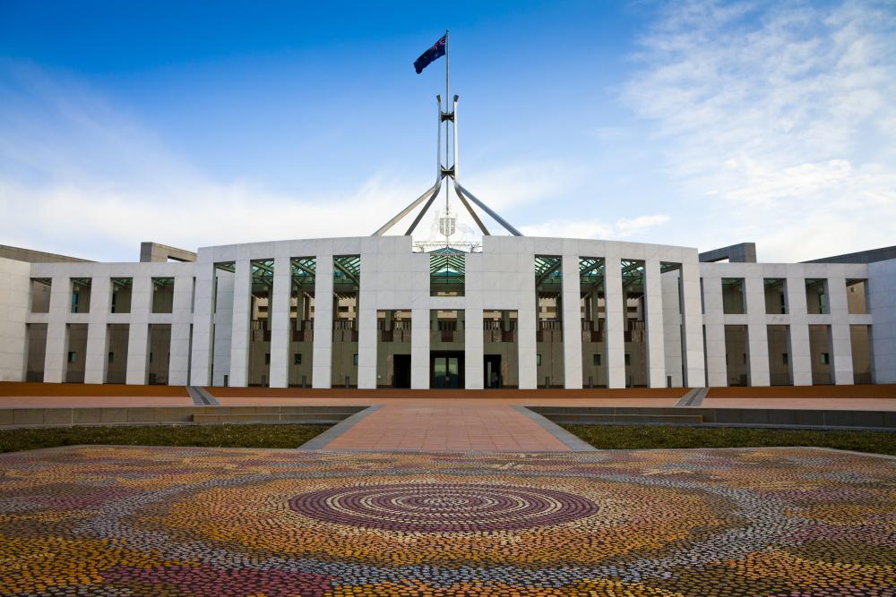 Image of Parliament House in Canberra, Australia