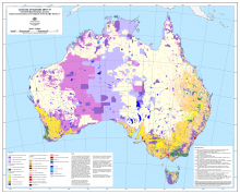 Map of national land use in 2010-11