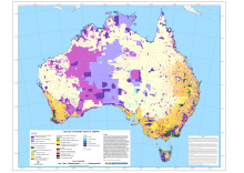 Map of national land use in 2005-06